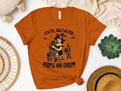 Cats Because People Are Crazy T-Shirt or Sweatshirt