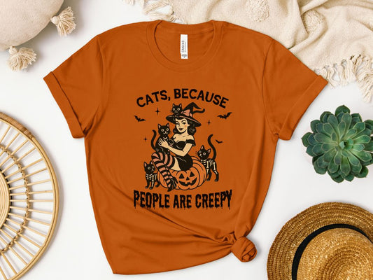 Cats Because People Are Crazy T-Shirt or Sweatshirt